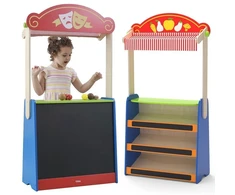 Žaislas teatras-parduotuvė Viga Toys, 2in1