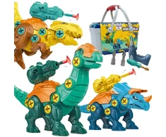 Žaislų rinkinys Woopie, trys dinozaurai