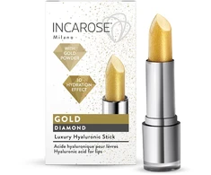 Priemonė lūpų super drėkinimui Diamond Gold, INCAROSE / 4 ml