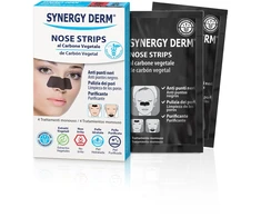 Juostelės nuo juodų taškų ant nosies, SYNERGY DERM Nose Strips / 4 vnt.