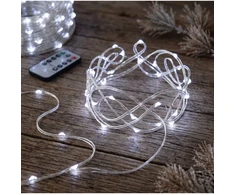 50 Metrų Šaltai Balta "RASA Light" Girlianda (500 LED)