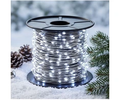 Girlianda "RASA Light" 200m, 2000 Šaltai Baltų LED