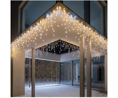Girlianda-varvekliai su blykste 22m. 500LED šiltai balta spalva