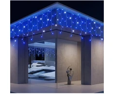 Girlianda-varvekliai su blykste 22m. 500LED mėlyna spalva