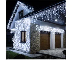 Lauko girlianda varvekliai 500LED 22.5m. Šaltai balti