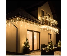 Lauko girlianda varvekliai 500LED 22.5m. Šiltai balti