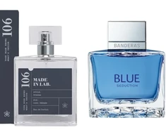 Made In Lab Įkvėpti Antonio Banderas Mėlyna Seduction 106 100ml.