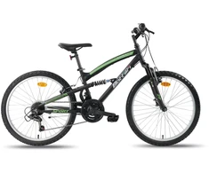Bottari Bicycle ANDALO 24" MTB – pilna amortizacija, 18 pavarų