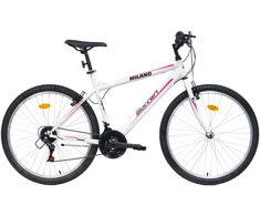 Dviratis miesto Bottari Milano, 26 „, baltas/rožinis
