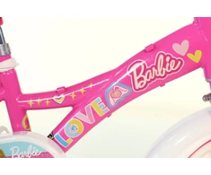 Kubisport Dviračio vaikams 12 colių Barbie mergaitei su krepšeliu Dino Bikes (Kub_05-CSK5124K/BA)