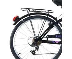 Dino Moteriškas dviratis 26" "SUMMERTIME", juodas/rožinis