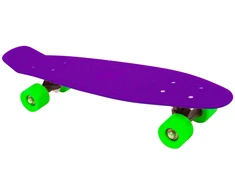 Vaikiška riedlentė BIMBO BIKE, violetinė/žalia