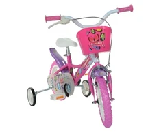 Vaikiškas dviratis Bimbo Bike 12" "BUTTERFLY", rožinis/baltas