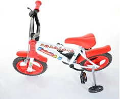 Vaikiškas dviratis Bimbo Bike 12" "MONSTER", juodas/raudonas,baltas