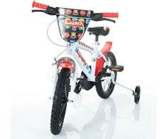 Vaikiškas dviratis Bimbo Bike 14" "MONSTER", juodas/raudonas/baltas