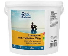 Lėto tirpimo multitabletės 200g. Chemoform, 5kg