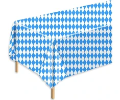 1 vnt. Oktoberfest staltiesė, bavariška staltiesė, 130 x 220 cm, Oktoberfest staltiesė, stačiakampė staltiesė Oktoberfest vakarėliui, vokiškos vakarėlio dekoracijos, Oktoberfest dekoracija