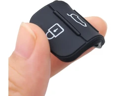 1 x automobilio rakto klaviatūra, rakto korpusas 3 mygtukai, rakto dėklas, automobilio rakto korpusas, pakaitinis rakto korpuso silikonas, suderinamas su Kia Hyundai i20 i30 ix20 ix35 Tucson Santa Fe juodas