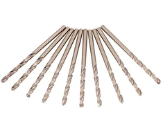 10 dalių M35 Hss kobalto grąžtų rinkinys, 3 mm metalo spiralinių grąžtų rinkinys, rankinių spiralinių grąžtų rinkinys, įrankių geležies grąžtų rinkinys, skirtas gręžti nerūdijantį plieną, aliuminį, kietą plastiką ir medieną (2,5 mm)
