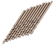 10 dalių M35 Hss kobalto grąžtų rinkinys, 3 mm metalo spiralinių grąžtų rinkinys, rankinių spiralinių grąžtų rinkinys, įrankių geležies grąžtų rinkinys, skirtas gręžti nerūdijantį plieną, aliuminį, kietą plastiką ir medieną (2,5 mm)
