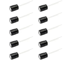 10 vnt. 0.22uf 50v elektrinis kondensatorius Voltury -40°c + 105°c ilgaamžiai žemo esr gnybtai tht kiauryminiai radialiniai kondensatoriai elektriniai kondensatoriai kondensatorius