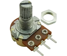 10 vnt. 2k Ohm Potenciometrai, Linijiniai, 15mm velenas