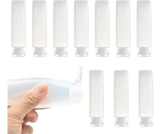 10 vnt. kelioninių 30 ml buteliukų kosmetikai