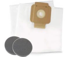 10 x dulkių siurblių maišeliai, suderinami su Cleanfix S10, S10 Plus, S 10 Plus Hepa