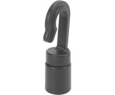 10 x plastikiniai kabliukai karabinai 8 mm plėtiklio virvėms guminė virvė brezentinė virvė sodo palapinės brezentiniai kabliukai bungee guminėms virvėms baidarėms ir kanojoms