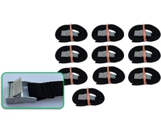 10 x tomking tvirtinimo dirželiai 50 cm x 20 mm pagaminti vokietijoje dviračių laikiklio tvirtinimo diržai spaustuko užraktas surišimo diržai sagtis dirželiai