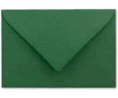 100 tamsiai žalių vokų su banguotu kraštu, din c5, 16,2 x 22,9 cm, 120 g, su banguotais kraštais, drėgnai klijuojami farbenfroh vokai, gustav neuser