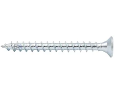 100 varžtų 6 x 60 mm su pilnu sriegiu Irox cinkuotas plienas, kryžminė galvutė Pozidriv Pzd plokšti varžtai medienai ir medžio drožlių plokštėms 6 x 60 medžio drožlių plokštė