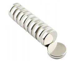 100 vnt. Neodimio magnetai 5x2 mm, N42 cilindriniai