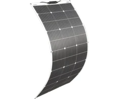 100 W saulės baterija 18 V lankstus saulės modulis monokristalinis saulės įkroviklis, skirtas ne tinklo sistemoms / salų sistemoms / nešiojamoms elektrinėms / akumuliatoriams / valtims / automobiliams / stogams / stovyklavimui lauke / įkrovimui / sodui