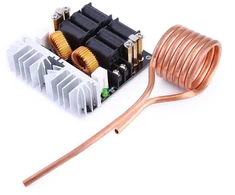 1000 W indukcinio kaitinimo modulis, Zvs indukcinis šildytuvas, indukcinio kaitinimo modulis, mini kanalo ritės rinkinys, indukcinio kaitinimo modulis, aukšto dažnio indukcinio kaitinimo plokštės modulis