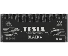 10x Alkaline baterijos Tesla Juodas+ Lr03 Aaa R3 E92 1.5v