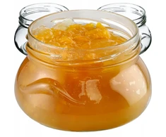 10x stikliniai indeliai 300ml uogienėms, medui