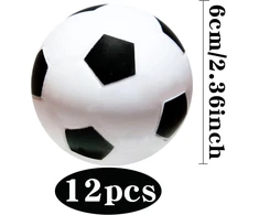 12 mini futbolo kamuolių rinkinys, pripučiami putplasčio kamuoliai, mini sportiniai kamuoliai, putplasčio teniso kamuoliukai vaikams treniruotėms, minkšti putplasčio teniso kamuoliukai, vaikams ir suaugusiems futbolo vakarėliui