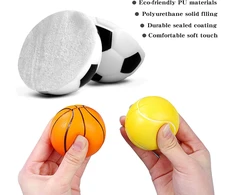 12 mini futbolo kamuolių rinkinys, pripučiami putplasčio kamuoliai, mini sportiniai kamuoliai, putplasčio teniso kamuoliukai vaikams treniruotėms, minkšti putplasčio teniso kamuoliukai, vaikams ir suaugusiems futbolo vakarėliui