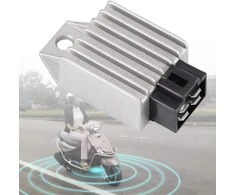 12 V įtampos lygintuvas, universalus motociklo 12 V įtampos reguliatorius, motorolerio lygintuvas 4 kontaktų motociklo įtampos lygintuvo reguliatorius, kinietiškas motoroleris