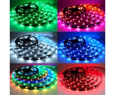 12 V ws2815 led juosta, 5 m rgb dvigubo signalo led pikselių juosta smd 5050 150 led ip30 pilnos spalvos individualiai adresuojama programuojama led juosta "pasidaryk pats", reklaminiam dekoravimui