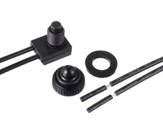 12v Vandeniui atsparus Spst jungiklis su 11.4 cm laidais (5 vnt.)