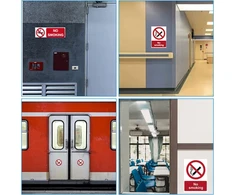 14 vnt. ženklas „nerūkyti“, 3 stiliai, lipdukas „šiose patalpose“, pastatas, parduotuvė, viešbutis, baras, kavinė, savaime prisitaikantis su 2 įbrėžimais