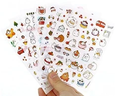 18 lapų kawaii/molang lipdukų kalendoriui, dienoraščiui, nuotraukų albumui, užrašų knygutei, telefonui, kompiuteriui, "pasidaryk pats" dekoravimui, puiki dovana draugams ir šeimai