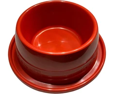 1900 ml dubenėlis šunims nuo skruzdėlių, šėrimo dubenėlis šunims, vandens dubenėlis šuniukams ir mažiems šunims, dubenėliai augintiniams (raudonas)