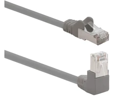 Šakotuvas 1attack.de Cat.6 Patch tinklo kabelis (sftp Pimf) 1000mbit/s Rj 45, 90 laipsnių kampo jungtis, suderinama su Cat5 Cat5e Cat6 Cat6a Cat7 Cat7a Cat8