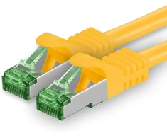 1Attackde Cat7 tinklo kabelis - cat 7 ethernet kabelis, tinklo / interneto / dsl / modemo / maršrutizatoriaus / hub patch kabelis, lan kabelis, raw kabelis, 10 gb/s (s-ftp pimf), patch kabelio rinkinys su rj 45 jungtimi, cat.6a