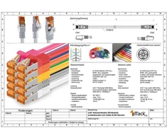 1attack.de Cat.7 tinklo kabelis Cat7 ethernet kabelis patch kabelis tinklo lan kabelis Cat.7 neapdorotas kabelis 10 gb/s (sftp pimf lszh) rinkinys su rj45 jungtimi cat.6a