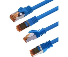 1attack.de Cat.7 tinklo kabelis Cat7 ethernet kabelis patch kabelis tinklo Lan kabelis Cat.7 neapdorotas kabelis 10 gb/s (sftp pimf lszh) rinkinys su rj45 jungtimi cat.6a
