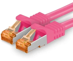 1attack.de Cat.7 tinklo kabelis Cat7 ethernet kabelis Patch kabelis tinklo Lan kabelis Cat.7 neapdorotas kabelis 10 Gb/s (sftp Pimf Lszh) rinkinys su Rj45 jungtimi Cat.6a
